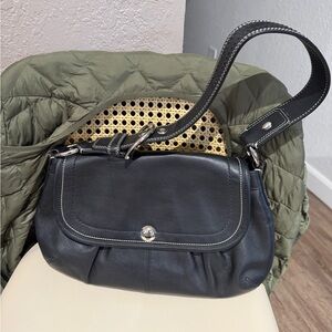 COACH Y2K Soho Plated Leather Large Flap Purse # F13729 (210